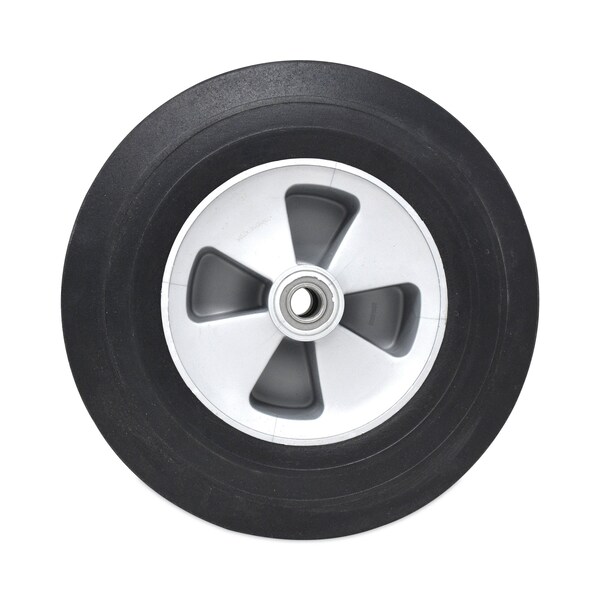 Tilt Truck Wheels, 500 Lb Weight Capacity, 12 In. Wheel, Black